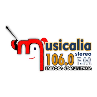 Logotipo de Musicalia Stereo 106.0 FM